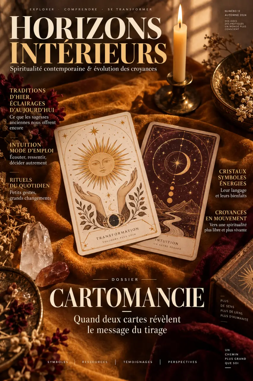 Cartomancie : l’association de deux cartes précise le message du tirage