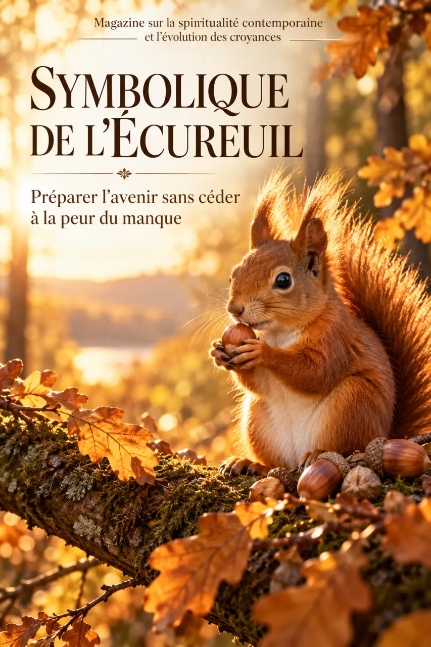 Symbolique de l’écureuil : préparer l’avenir sans céder à la peur du manque