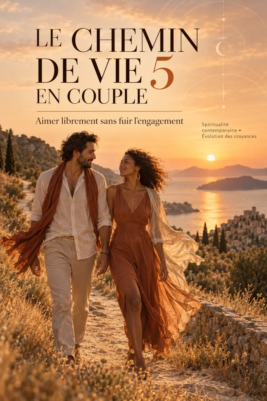 Le chemin de vie 5 en couple : aimer librement sans fuir l’engagement