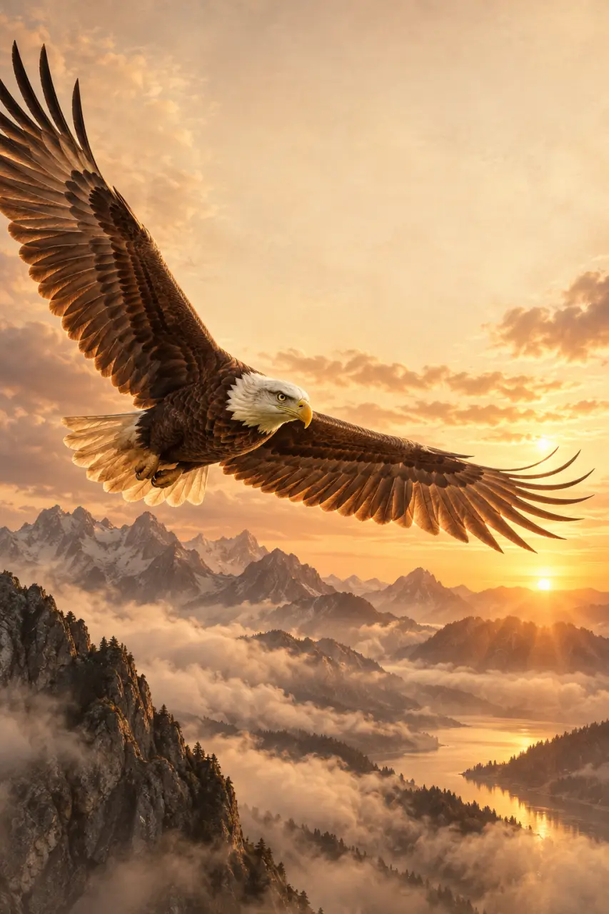 La signification spirituelle de l’aigle : vision, liberté et force intérieure