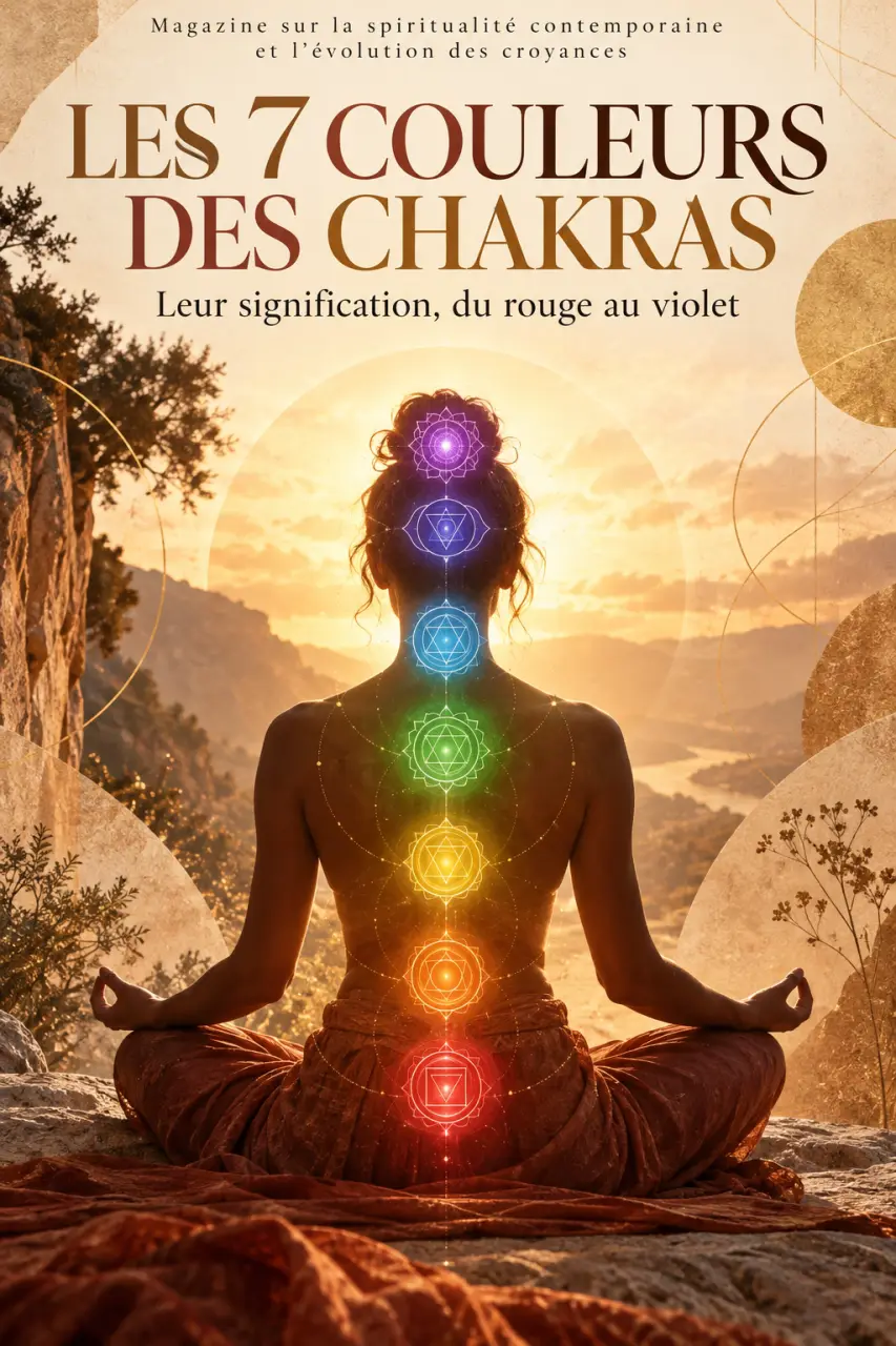 Les 7 couleurs des chakras : leur signification, du rouge au violet